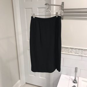 High End Black Knit Skirt Sz 10